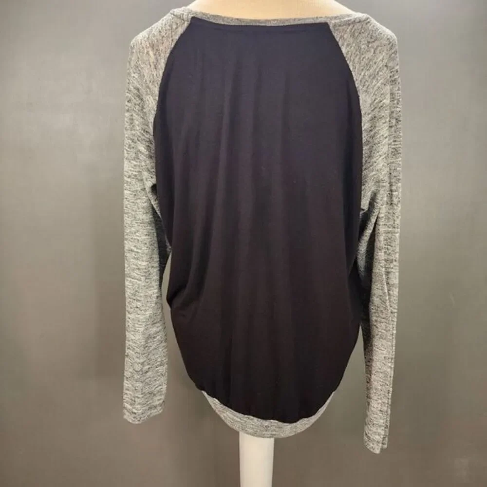 Kut from‎ the Kloth Floral Benter Mixed Material Long Sleeved Top -Size Large